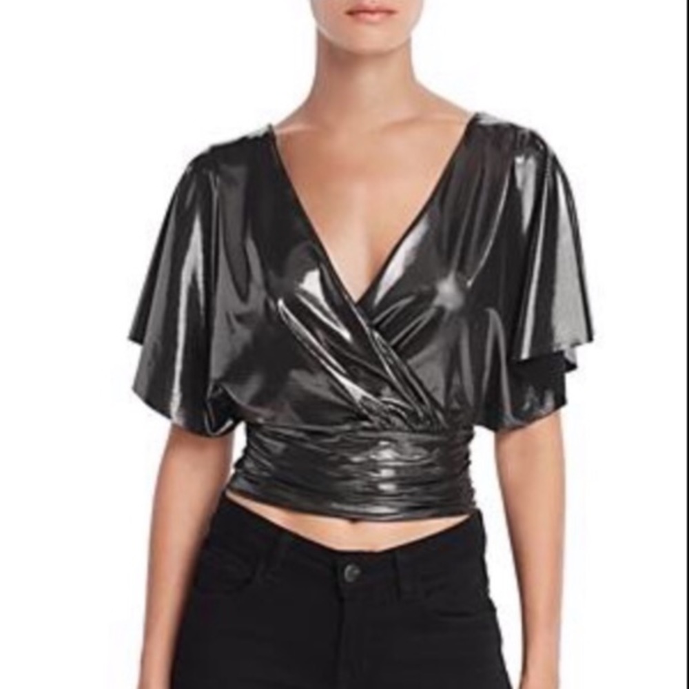 ° Aqua Luxe Metallic Top °